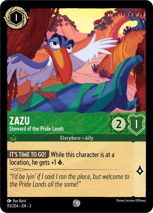 Zazu Steward of the Pride Lands 93/204 (Into the Inklands) 