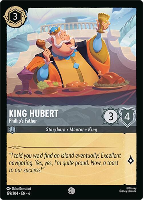 King Hubert Phillip's Father 179/204 (Azurite Sea)  - Cold Foil