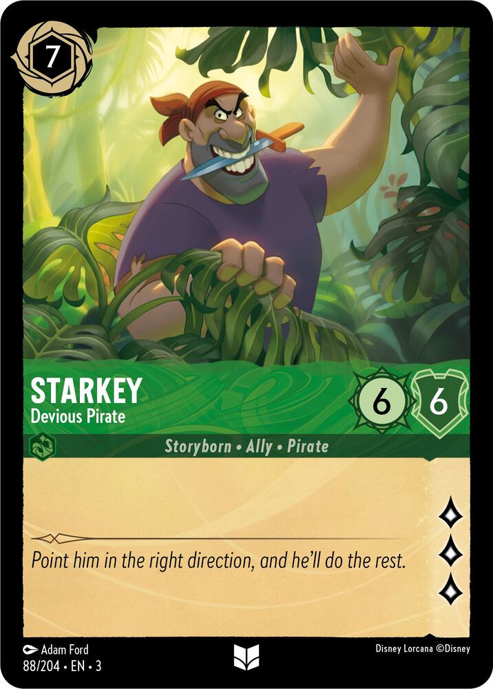 Starkey, Devious Pirate 88/204 (Into the Inklands) 