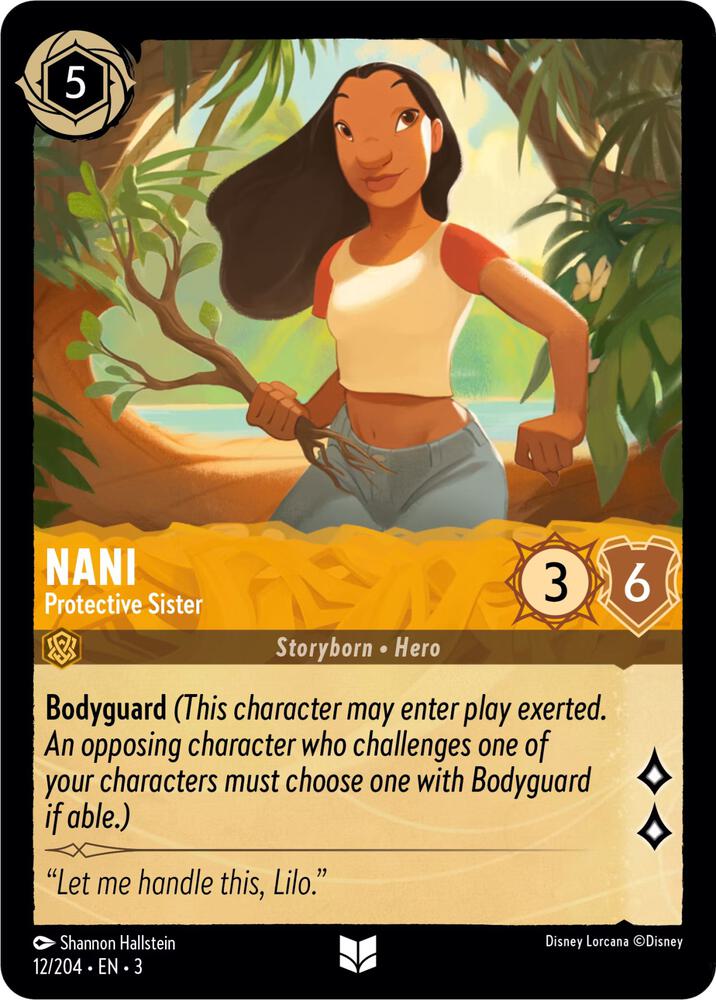 Nani, Protective Sister 12/204 (Into the Inklands)  - Cold Foil