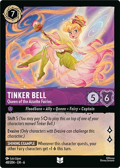 Tinker Bell Queen of the Azurite Fairies 48/204 (Azurite Sea) 