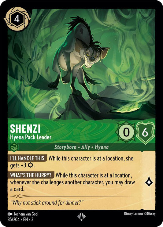 Shenzi, Hyena Pack Leader 85/204 (Into the Inklands)  - Cold Foil