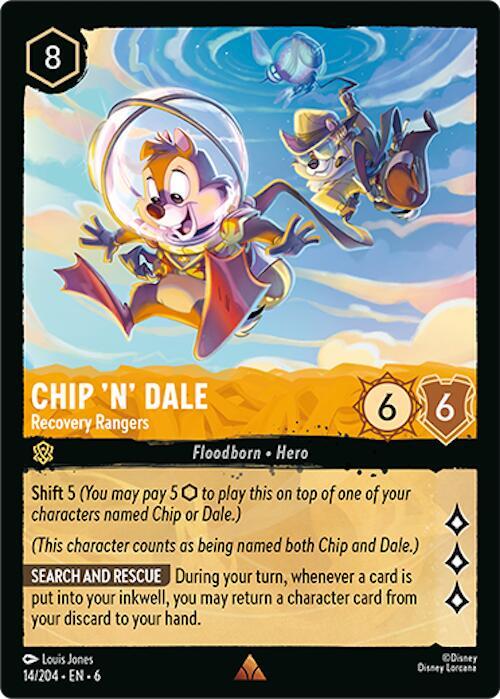 Chip n Dale Recovery Rangers 14/204 (Azurite Sea) 