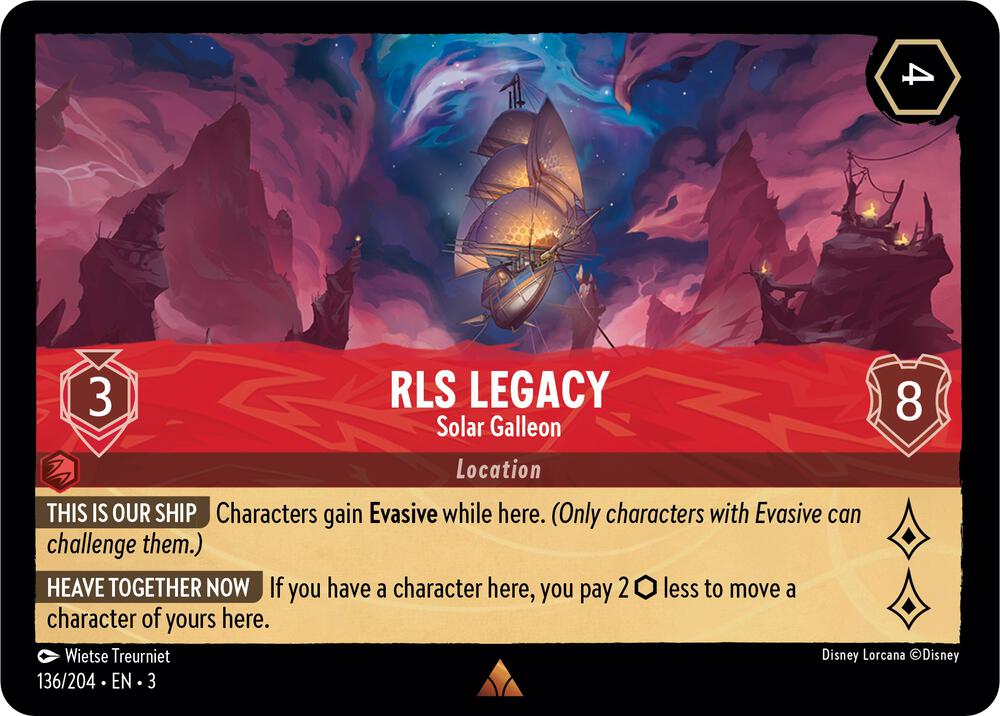 RLS Legacy, Solar Galleon 136/204 (Into the Inklands)  - Cold Foil