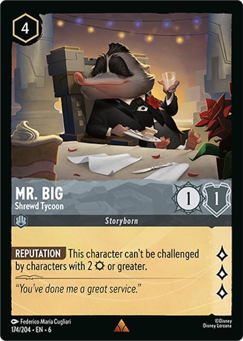 Mr. Big, Shrewd Tycoon 174/204 (Azurite Sea) 