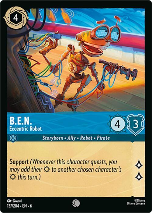 B.E.N, Eccentric Robot 137/204 (Azurite Sea) 