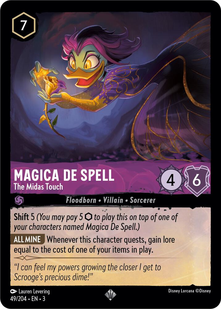 Magica De Spell The Midas Touch 49/204 (Into the Inklands) 