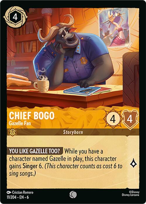 Chief Bogo, Gazelle Fan 11/204 (Azurite Sea) 