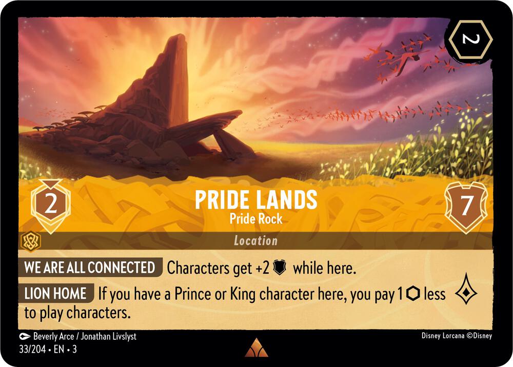 Pride Lands Pride Rock 33/204 (Into the Inklands) 
