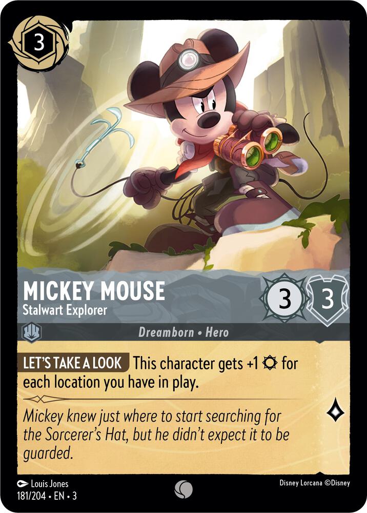 Mickey Mouse Stalwart Explorer 181/204 (Into the Inklands) 