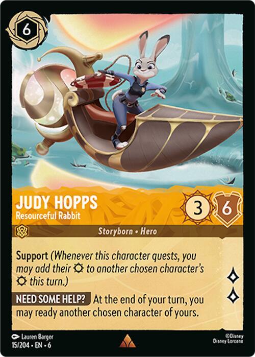 Judy Hopps Resourceful Rabbit 15/204 (Azurite Sea) 