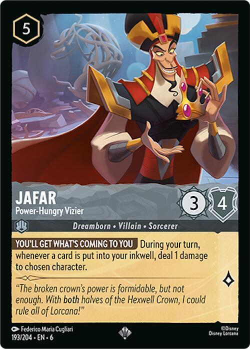 Jafar Power Hungry Vizier 193/204 (Azurite Sea) 