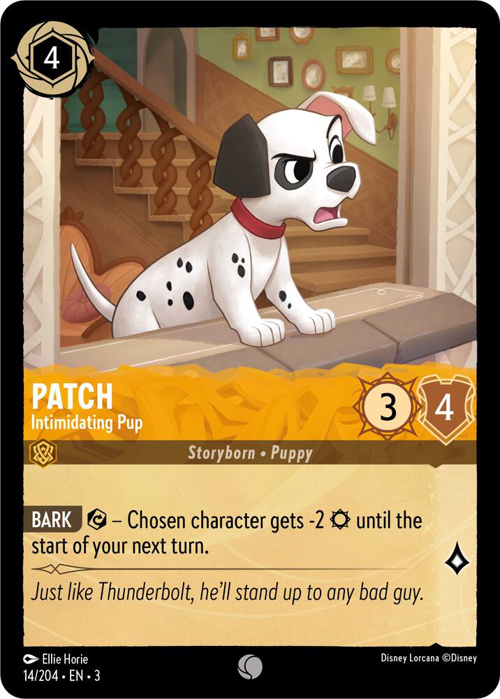 Patch Intimidating Pup 14/204 (Into the Inklands) 