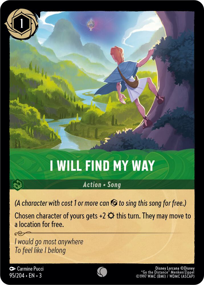 I Will Find My Way 95/204 (Into the Inklands)  - Cold Foil