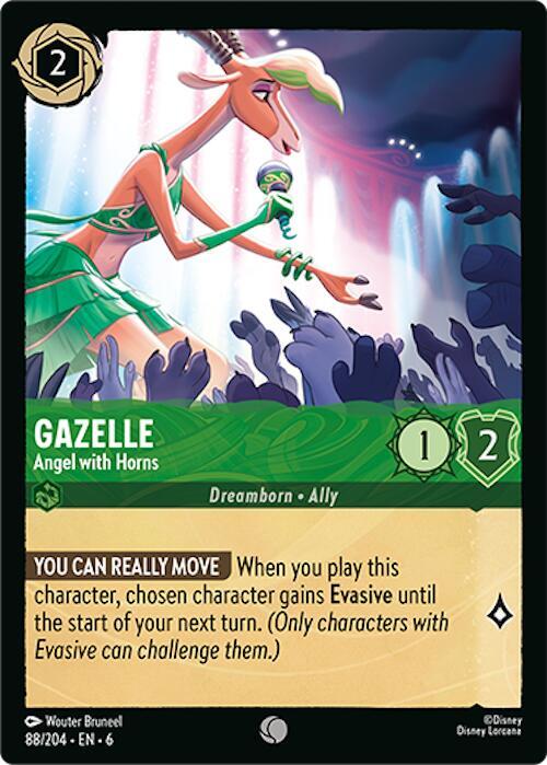 Gazelle, Angel with Horns 88/204 (Azurite Sea) 