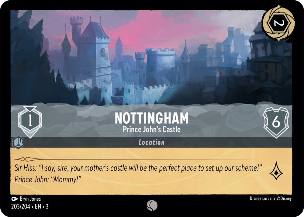 Nottingham, Prince John's Castle 203/204 (Into the Inklands) 