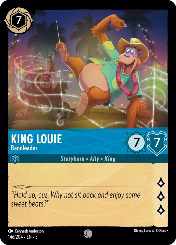 King Louie, Bandleader 146/204 (Into the Inklands)  - Cold Foil