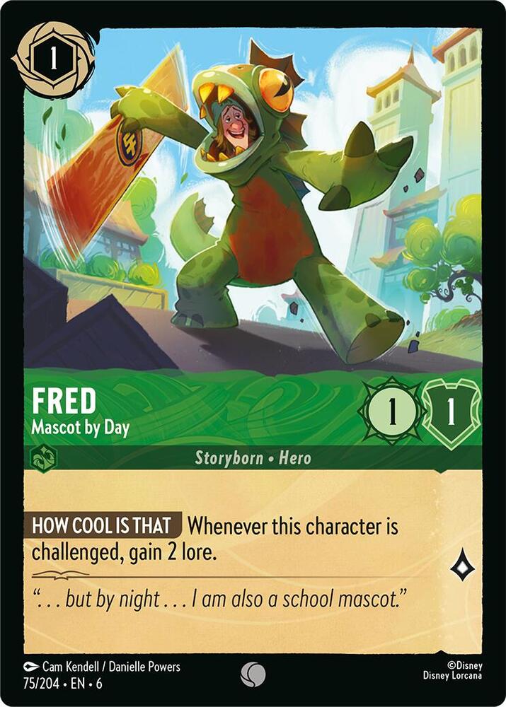 Fred, Mascot by Day 75/204 (Azurite Sea)  - Cold Foil