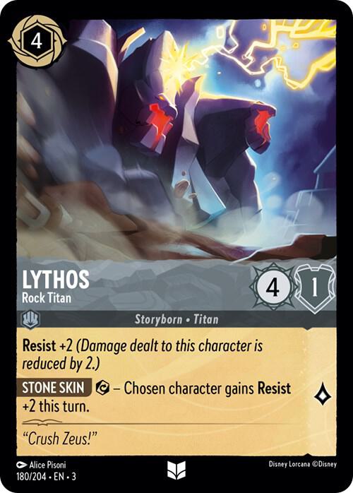 Lythos, Rock Titan 180/204 (Into the Inklands)  - Cold Foil