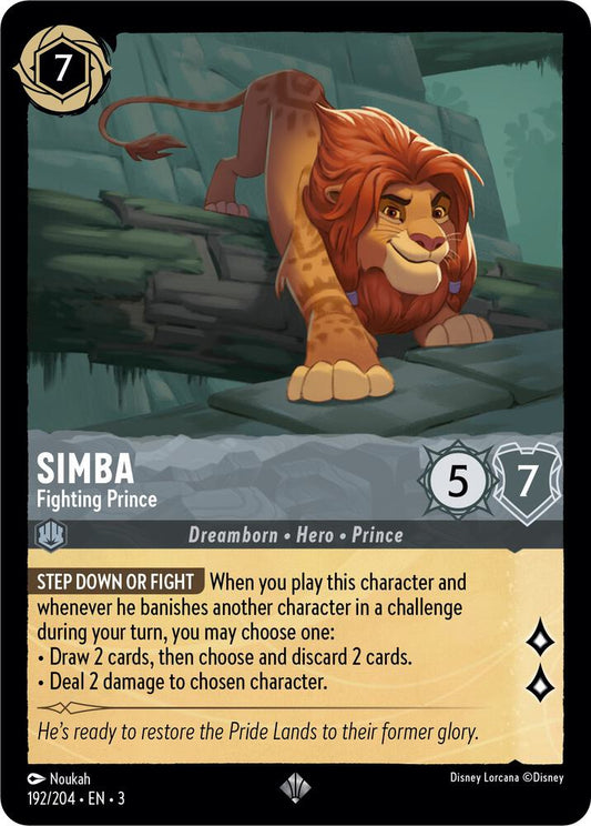 Simba Fighting Prince 192/204 (Into the Inklands) 