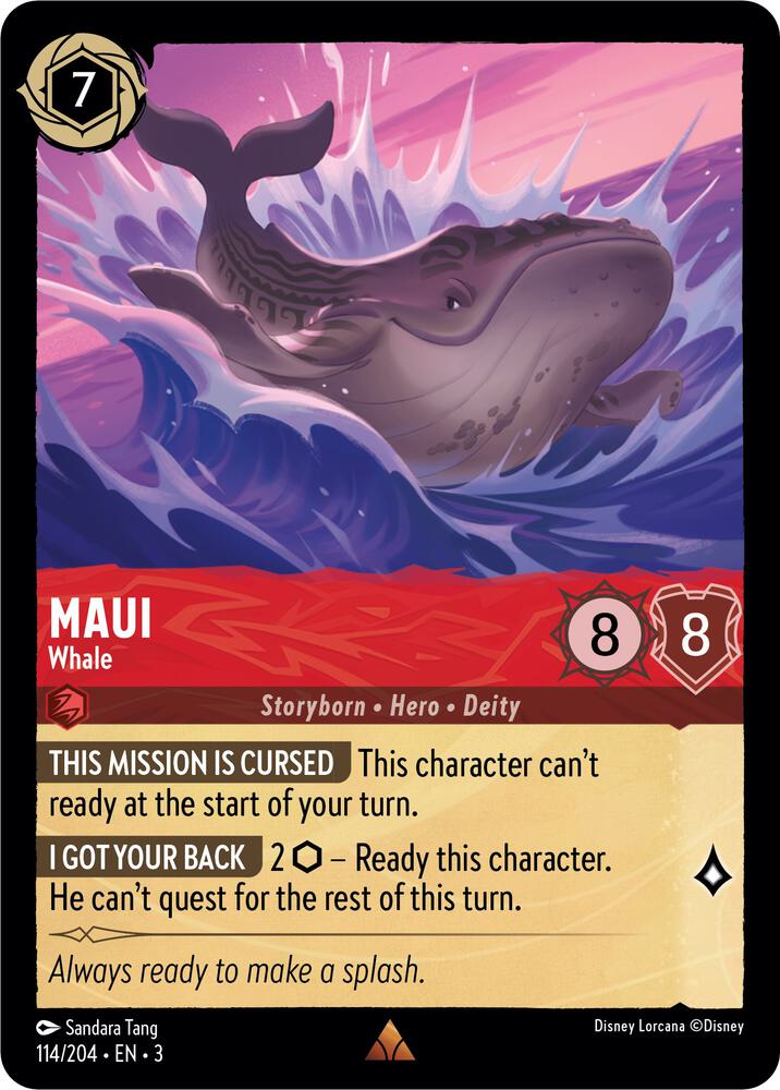 Maui, Whale 114/204 (Into the Inklands)  - Cold Foil
