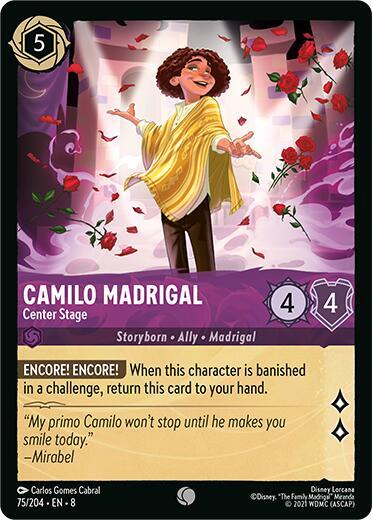 Camilo Madrigal, Center Stage 75/204 (Reign of Jafar)  - Cold Foil