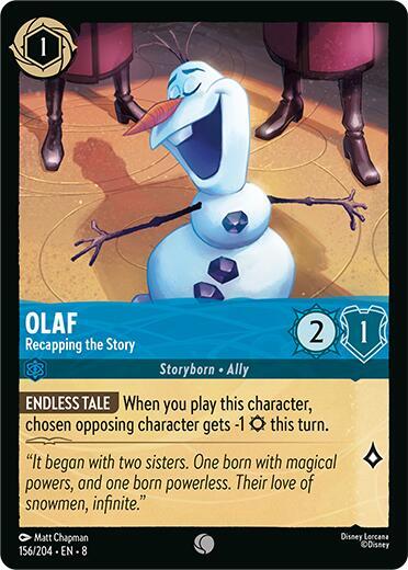 Olaf, Recapping the Story 156/204 (Reign of Jafar)  - Cold Foil