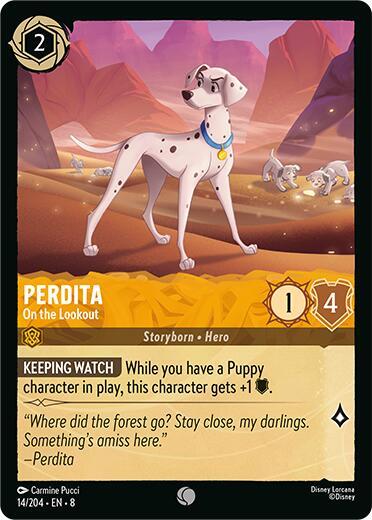 Perdita, On the Lookout 14/204 (Reign of Jafar)  - Cold Foil