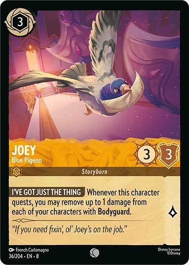 Joey Blue Pigeon 36/204 (Reign of Jafar) 