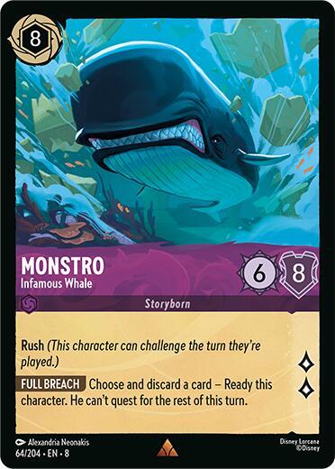 Monstro Infamous Whale 64/204 (Reign of Jafar) 