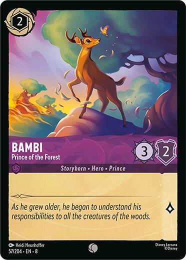 Bambi, Prince of the Forest 57/204 (Reign of Jafar)  - Cold Foil