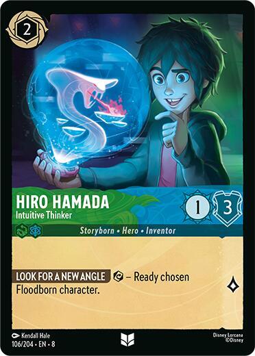 Hiro Hamada Intuitive Thinker 106/204 (Reign of Jafar) 