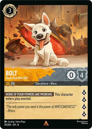 Bolt, Down but Not Out 29/204 (Reign of Jafar) 