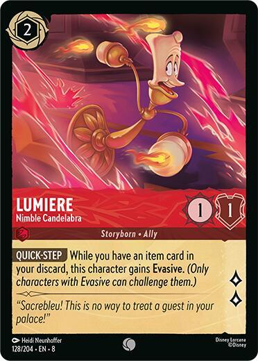 Lumiere, Nimble Candelabra 128/204 (Reign of Jafar)  - Cold Foil