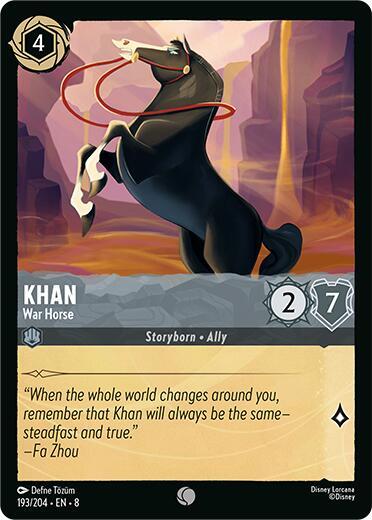 Khan War Horse 193/204 (Reign of Jafar) 