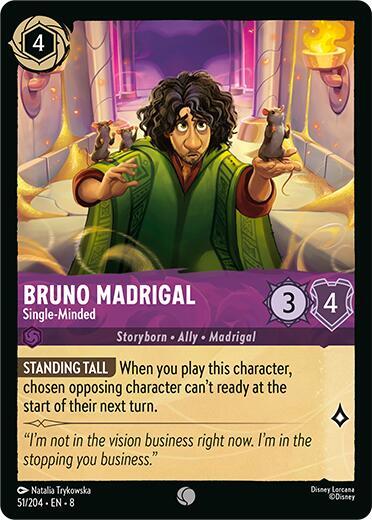Bruno Madrigal Single Minded 51/204 (Reign of Jafar) 