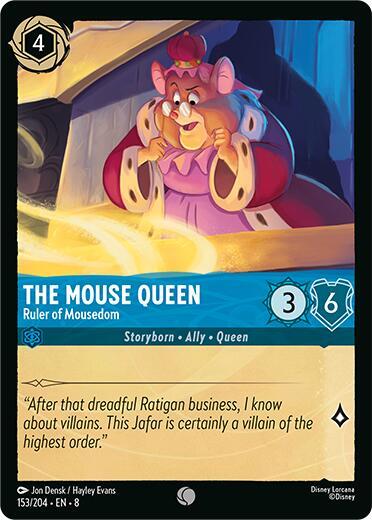 The Mouse Queen Ruler of Mousedom 153/204 (Reign of Jafar)  - Cold Foil