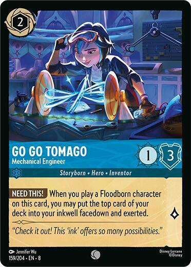 Go Go Tomago Mechanical Engineer 159/204 (Reign of Jafar) 