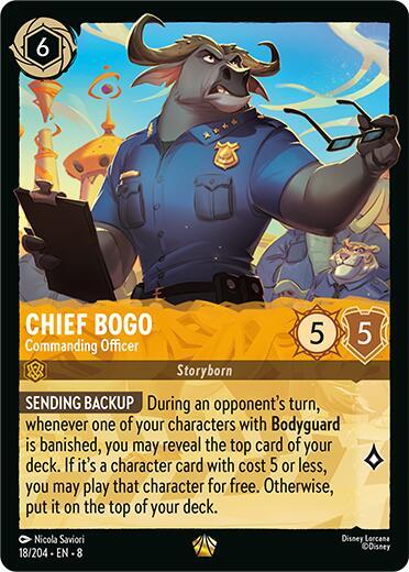 Chief Bogo Commanding Officer 18/204 (Reign of Jafar) 