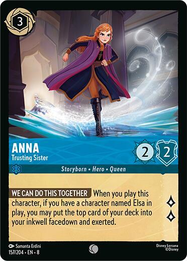 Anna Trusting Sister 157/204 (Reign of Jafar) 