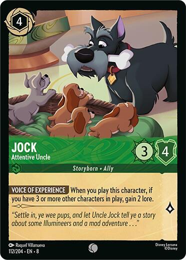 Jock Attentive Uncle 112/204 (Reign of Jafar) 