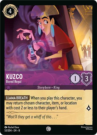 Kuzco Bored Royal 53/204 (Reign of Jafar) 