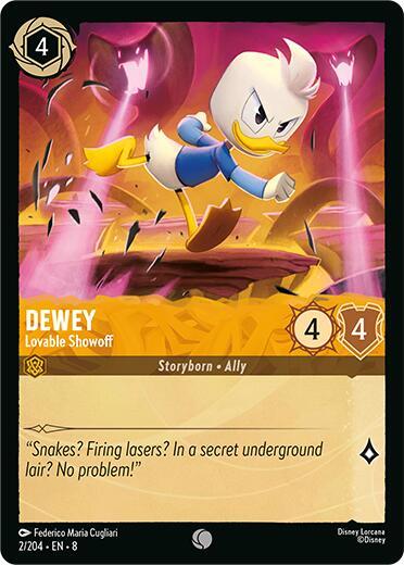 Dewey Lovable Showoff 2/204 (Reign of Jafar) 