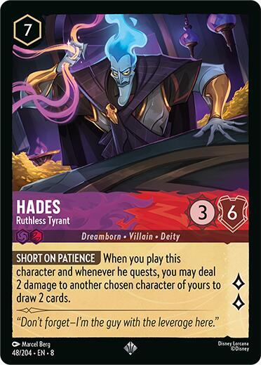 Hades Ruthless Tyrant 48/204 (Reign of Jafar) 