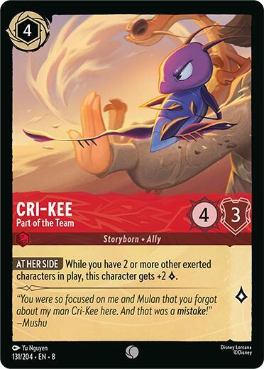 Cri Kee Part of the Team 131/204 (Reign of Jafar) 