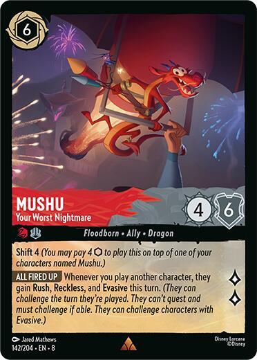 Mushu Your Worst Nightmare 142/204 (Reign of Jafar) 