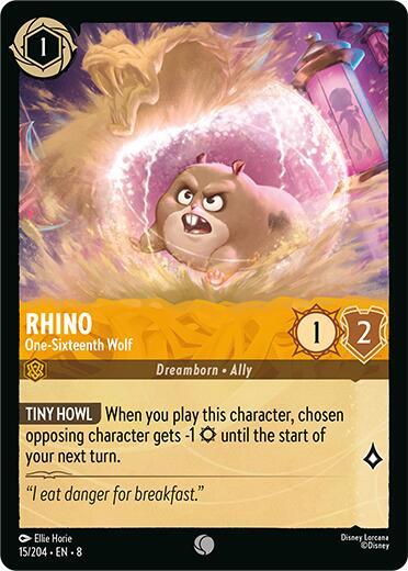 Rhino, One Sixteenth Wolf 15/204 (Reign of Jafar) 