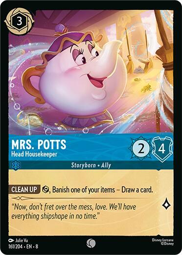 Mrs Potts Head Housekeeper 161/204 (Reign of Jafar) 