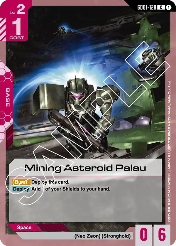Mining Asteroid Palau GD01-128 (Newtype Rising) 