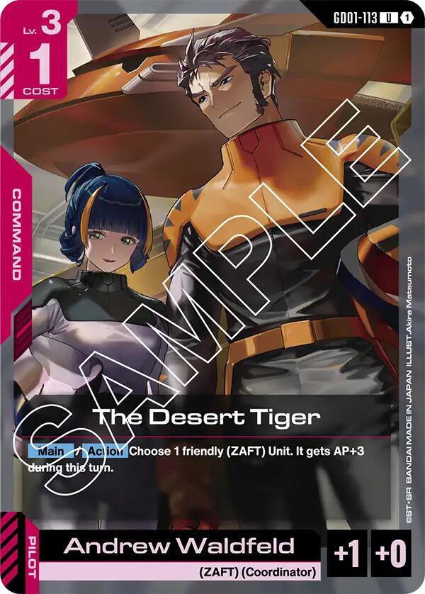 The Desert Tiger GD01-113 (Newtype Rising) 